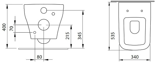 Allen Brau Унитаз с инсталляцией Infinity 4.21011.20/8.9466.0.000.000.1 белый глянец – фотография-28